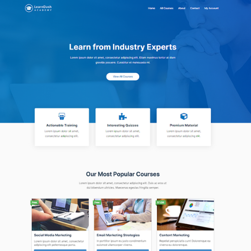 Website LearnDash Academy