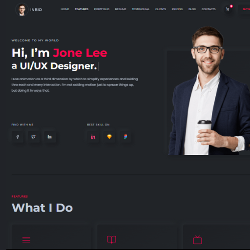 Website Portfolio InBio Bundle