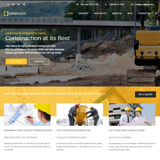 Website Company Profile Constructo Bundle